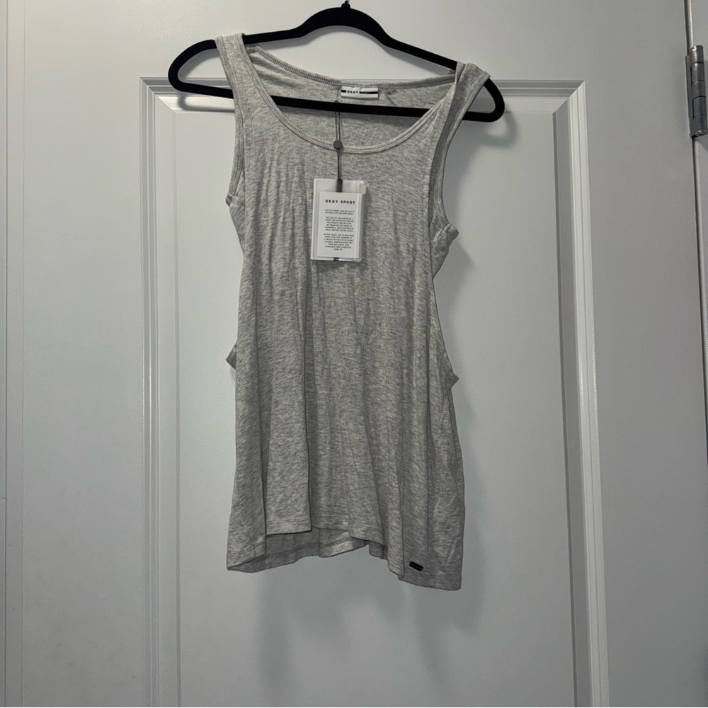 DKNY Light Gray Women's Tank Top